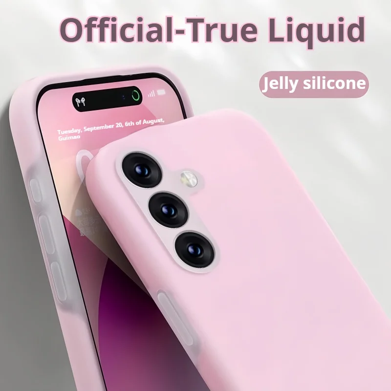Luxurious Candy Color Matte Jelly Silicone Phone Case with Camera Lens Protection