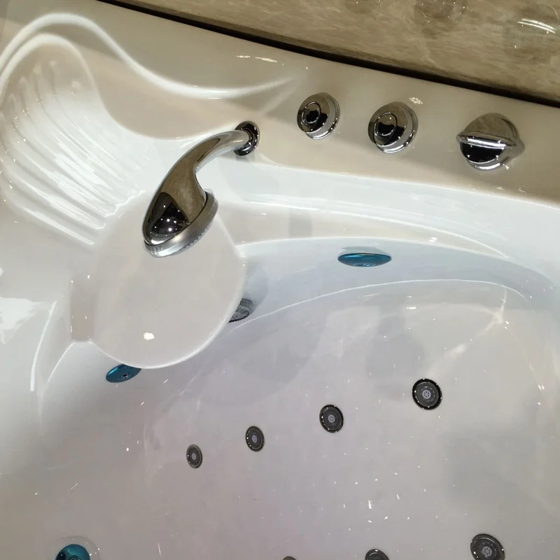 Factory Sell Freestanding Bath Tub Bubble Walk In Soaking 2 Person Whirlpool Massage Bathtub With Spa