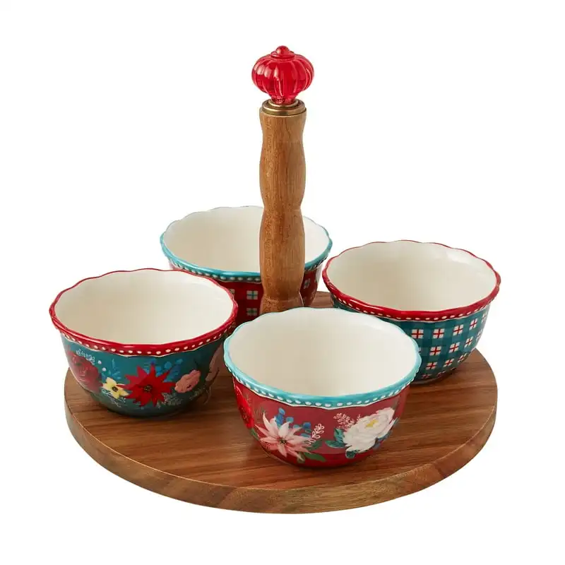 

Winter 5-Piece Lazy Susan Condiment Set Charcoal grill cover Funda barbacoa exterior мангал Funda para parrilla Grill cove
