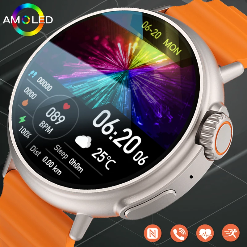 TPExplosionproofScratchProofScreenAMOLEDSmartWatchCounter