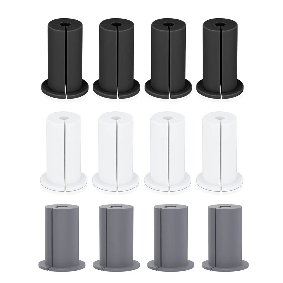 Kit Passacavi Da Muro 4 Pezzi - Passante In Gomma Per Ethernet E Cavi Da 1 Pollice, Bianco - Foto 6