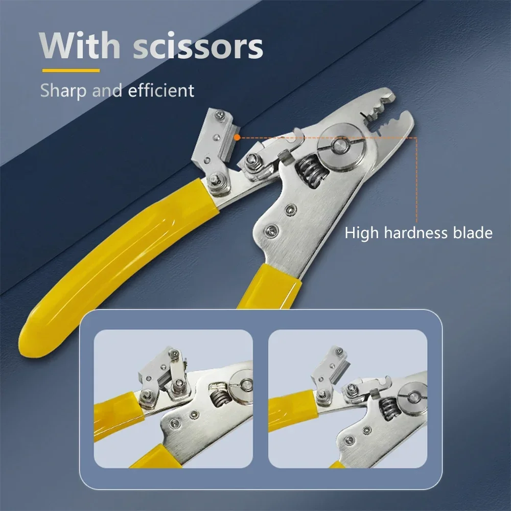 OPTFOCUS 4 IN 1 광섬유 스트리퍼 플라이어 FTTH 도구 광 케이블 스트리퍼 0.9mm 2.0mm 3.0mm 광섬유 도구