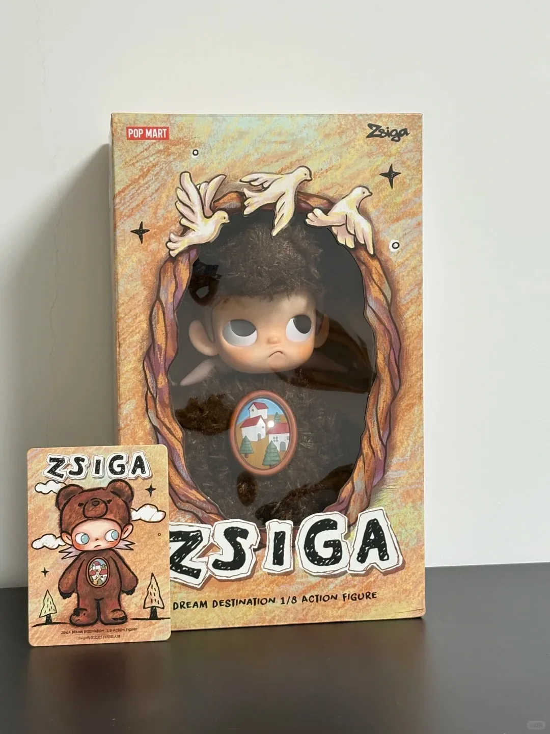 POPMART original genuine zsiga Desirable 1/8 action figure trendy