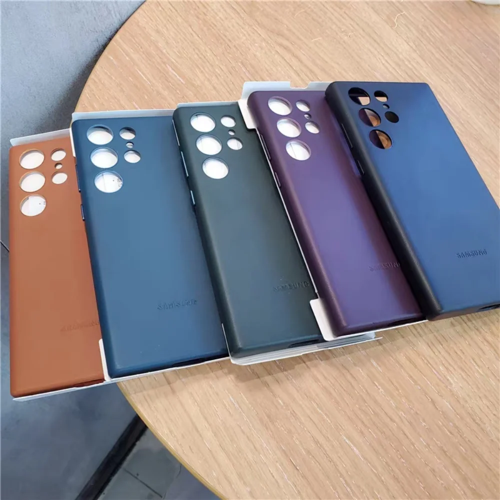 Original Vegan Leather Phone Case with All-Inclusive Lens Protection and Gift Box