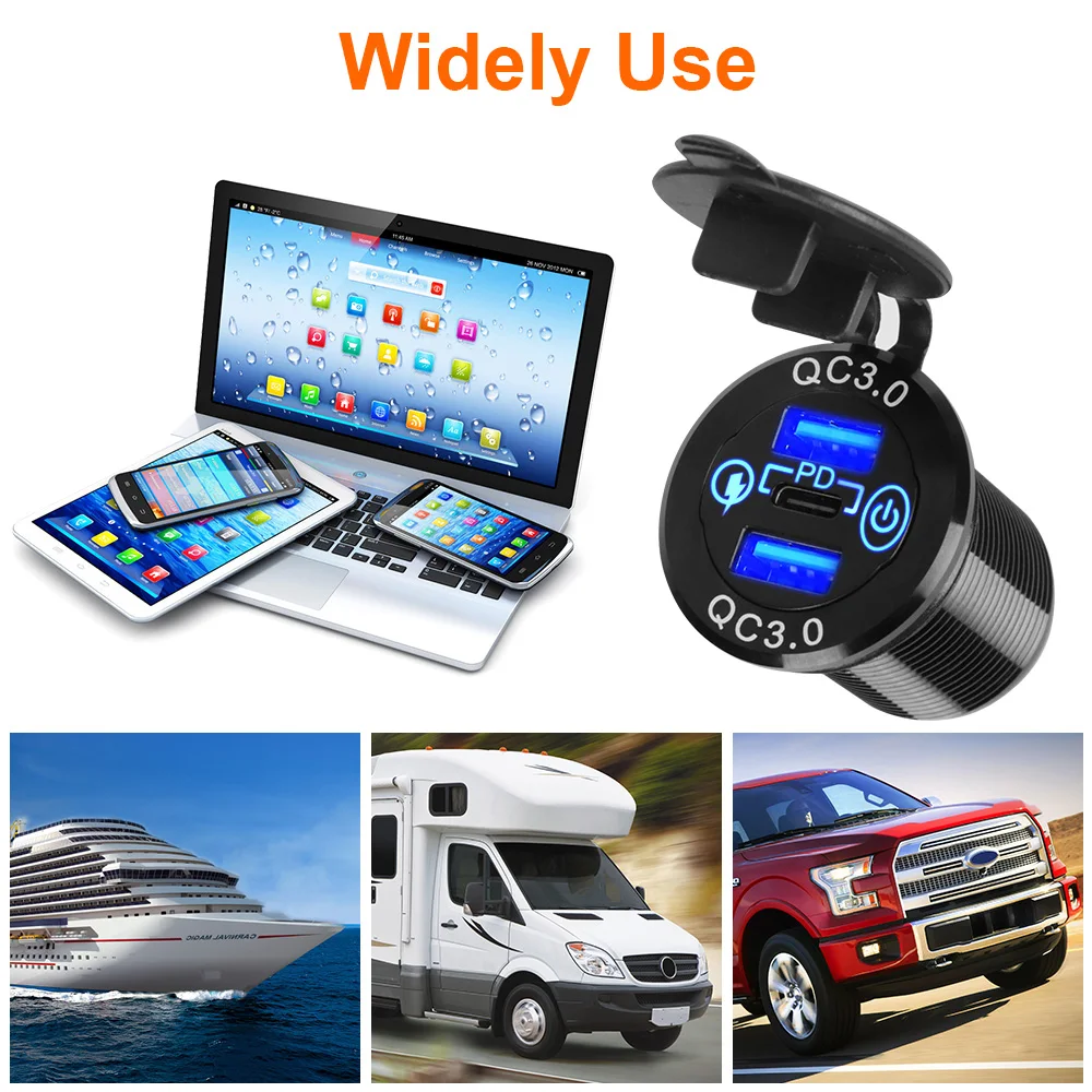 ġ ġ   PD Ÿ C Ʈ Ʈ ,  QC3.0 USB Ʈ, ڵ Ʈ  ڵ , 36W