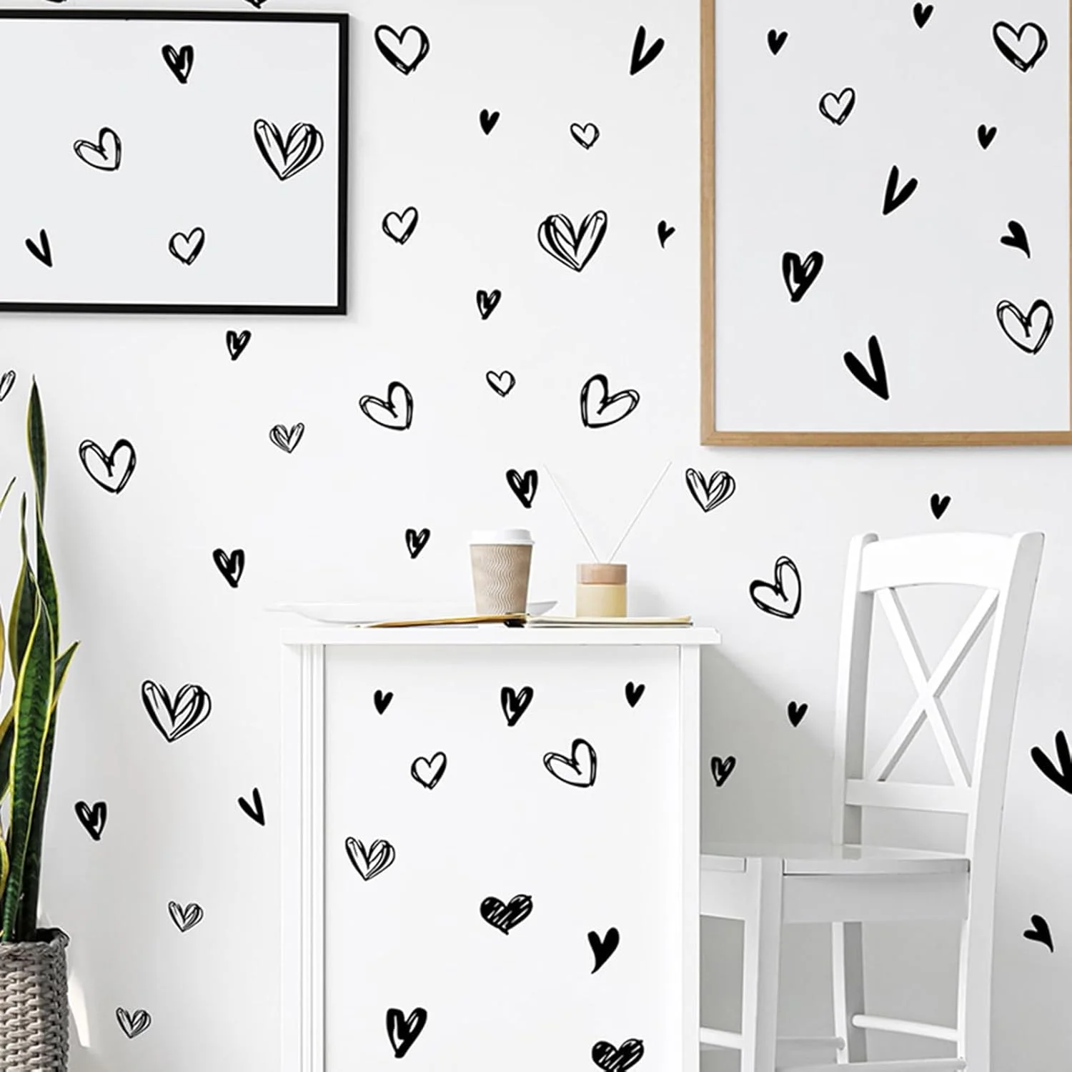 Flowers Wall Stickers, Girls Bedroom Removable Wall Decals, Bohemian Floral Decor for Room Nursery Living Room Bedroom Wal