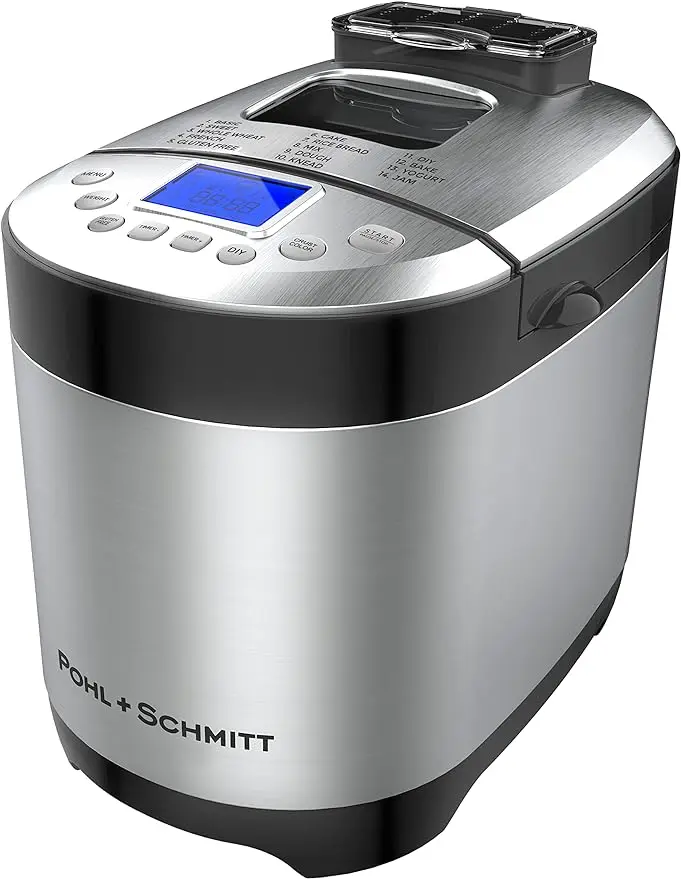 

Bohrschmidt stainless steel toaster Toaster includes gluten-free and fruit, nut dispenser, non-stick pan