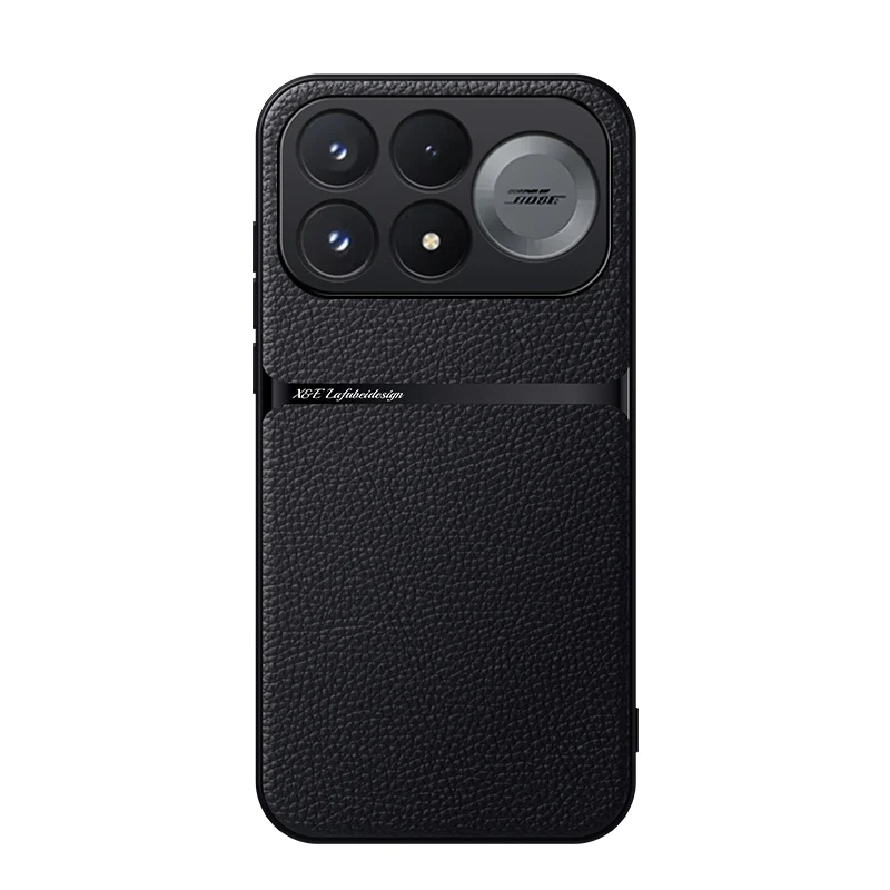 Magnetic PU Leather Ultra-Thin Phone Cover with Camera Protection