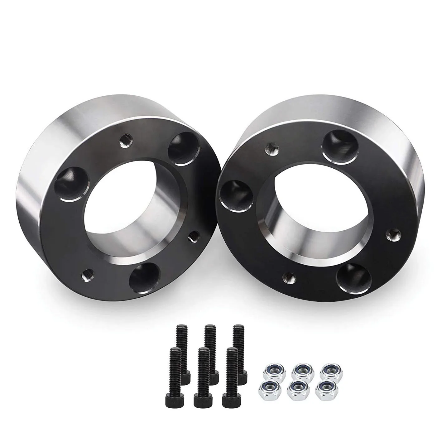 

3 inch Leveling Lift Kit Forged Front Strut Spacers Raise the Front of your F150 by 3"for 2004-2020 F150 2WD 4WD