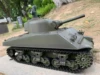 Remote Control Tank M4A3 Sherman RC Battle War Military Vehicle Metal Steel Gear Box Smoke Shooting Sound Effect Collection 3