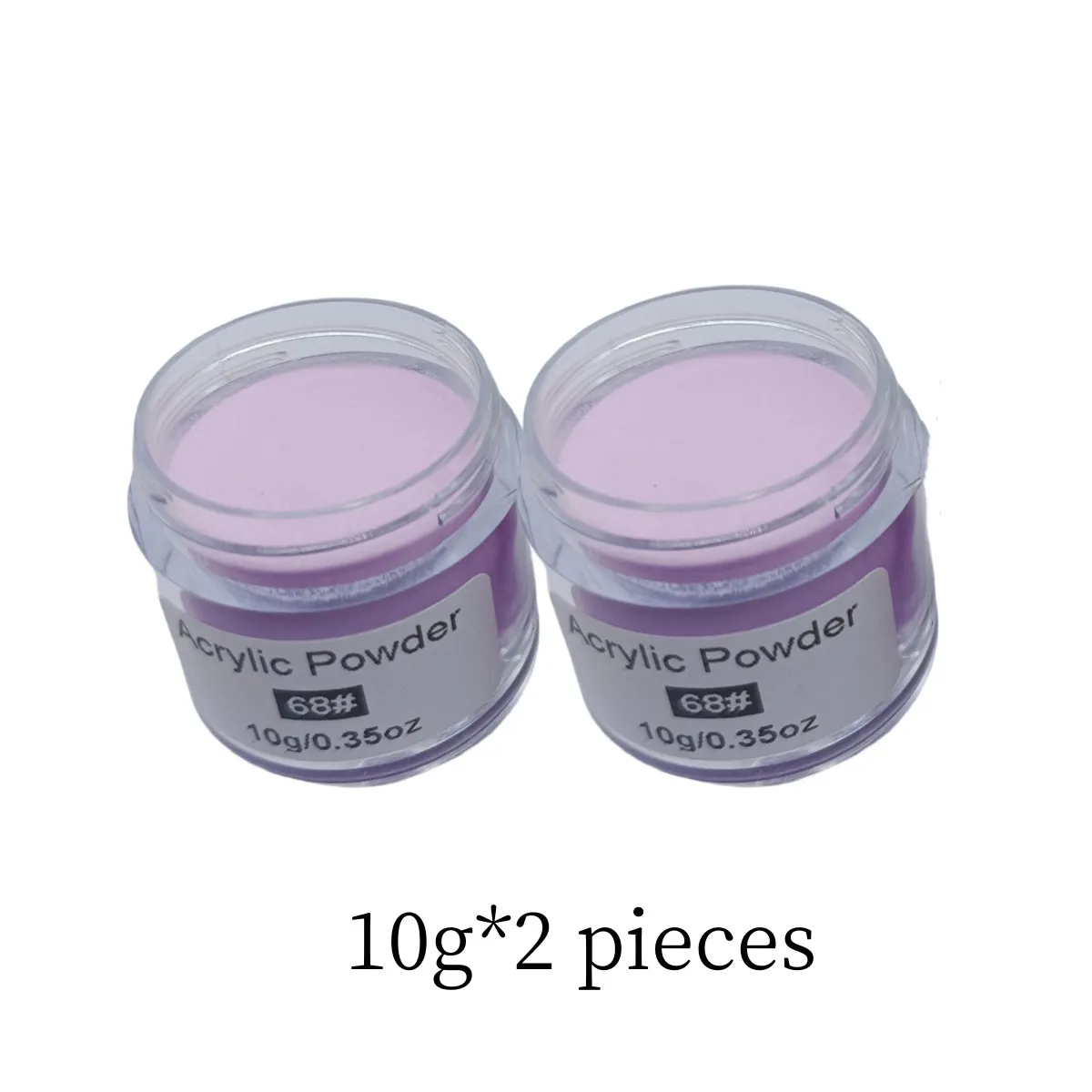 10g 2 pieces Acrylic Powder Dipping powder Carving Extension Powder 3