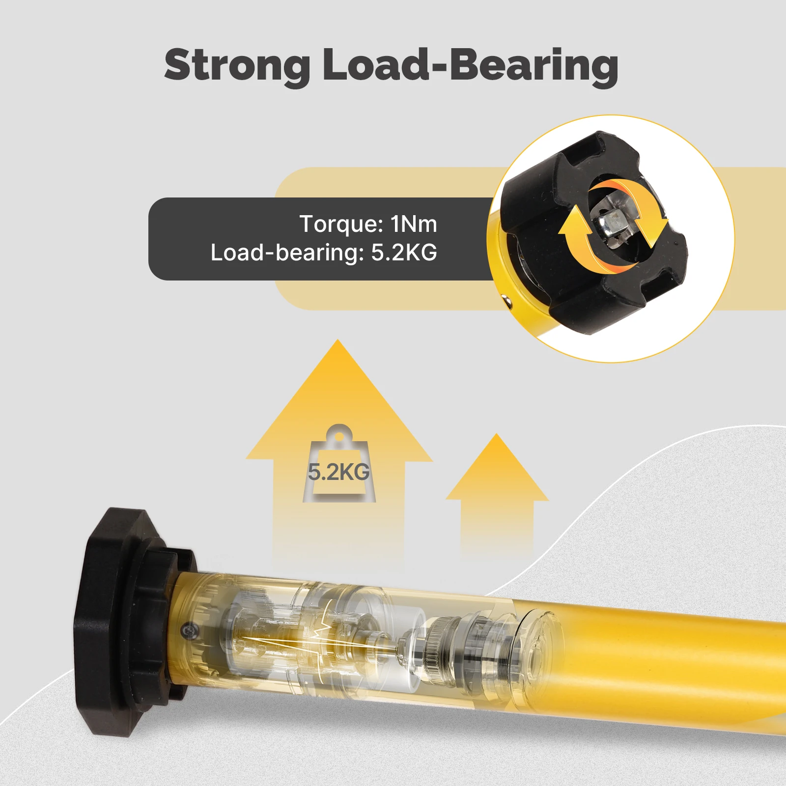 محرك ستائر رول ذكي MOES Matter Thread لأنبوب 38 مم...