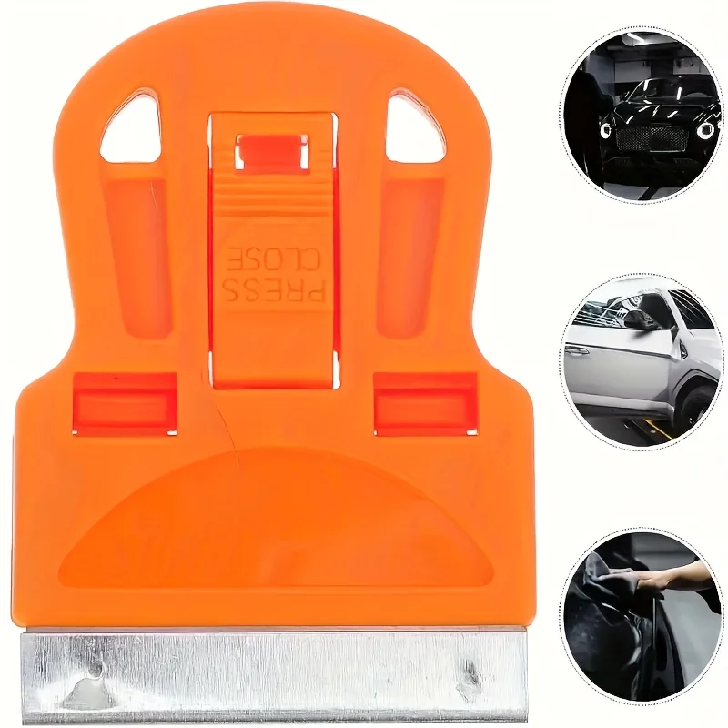1pc Mini Scraper for Removing Decals, Stickers, Old Glue Residues, and Car Window Film Adhesive – Effortlessly Peel Paint, Label