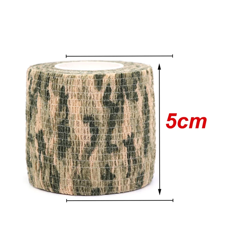 Self-adhesive Elastic Bandage Camouflage Outdoor Sports Bandage Decoration Hunting 4.5-meter Sports Protective Gear 1/3/6 Pcs self adhesive bandage,elastic bandage