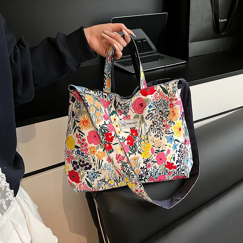 bekilole women's stylish waterproof tote bag nylon travel shoulder beach | Water Repellent | L22"xH15"xW6" Best present for any occasion! BEKILOLE Women's Stylish Waterproof Tote