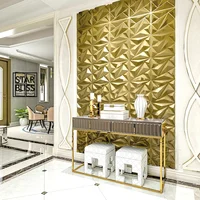 แผ่นติดผนังลายเพชร 3 มิติ สำหรับตกแต่งห้องนั่งเล่น สไตล์โมเดิร์น ลายเกมอีสปอร์ต 10 ชิ้น 4