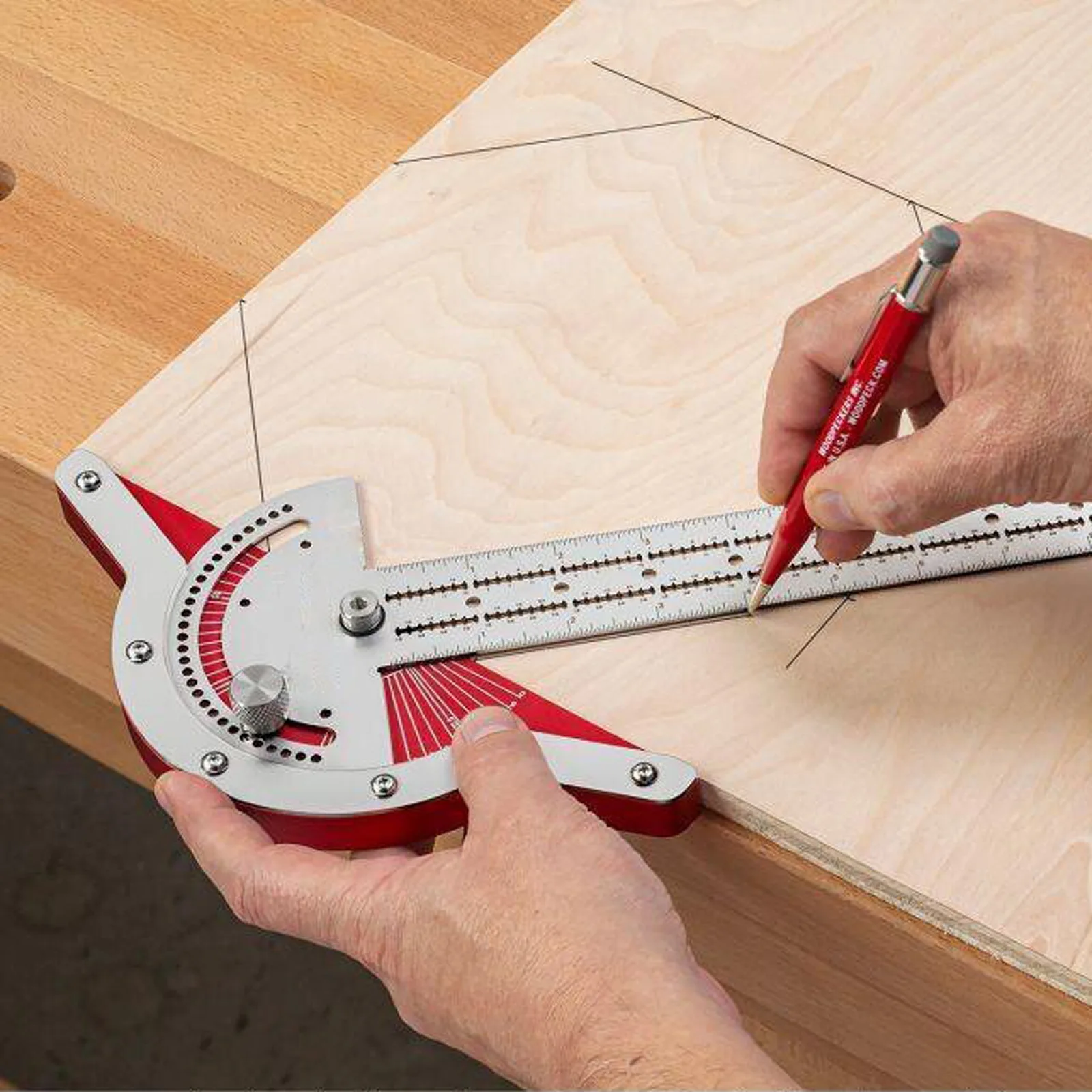 10inch Protractor Stainless Steel Woodworking Edge Ruler Angle Finder Vernier Caliper Measure Baseboard Crafts Carpenter Tool Carpenter Measuring Tool Woodworking Measuring Tool