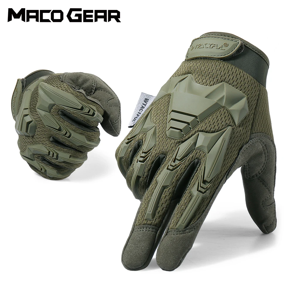 Tactical Gloves Touch Screen Cycling Sport Bike Climbing Paintball Shooting Hunting Riding Bicycle Non-slip Full Finger Mittens