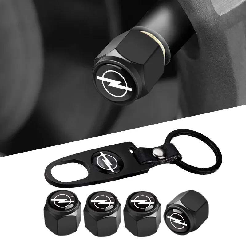 Cubierta De Rueda De Coche, Tapas De Válvula De Neumático, Llavero, Accesorio Para Opel Insignia Astra H G J Antara Vectra Vivaro Corsa C D Zafira B S