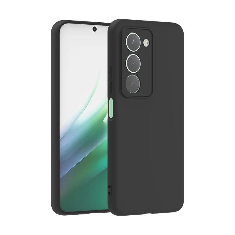 Black TPU Soft Slim Matte Silicone Case - Bumper Back Cover