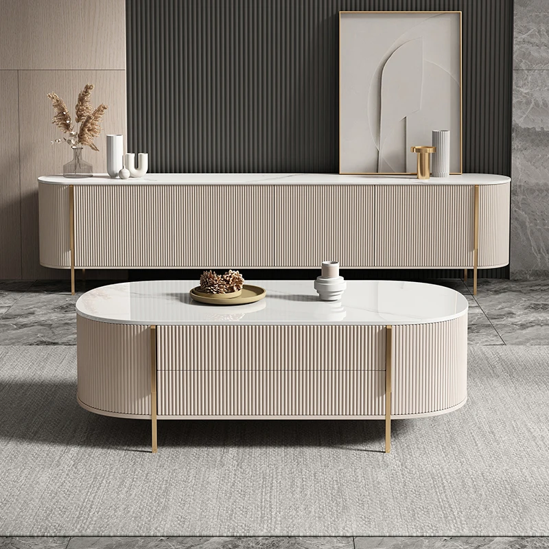 Unità Tv Table Cabinet Soggiorno Console Display Tv Stand Modern Night Lowboard Meubles Tv De Salon Soggiorno Mobili Set