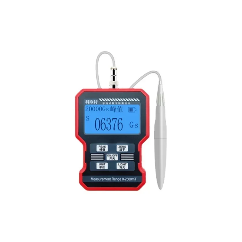 

KT-101 Gauss Meter Magnetic Field Tester Handheld Digital Tesla Koott Magnetic Field Strength Measuring Instrument