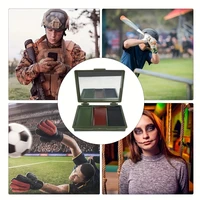 Three-Color Camouflage Facial Painting Kit - Tactical Outdoor Cs Field Equipment, Real Camouflage Makeup Oil for Camouflage and Mixing 2