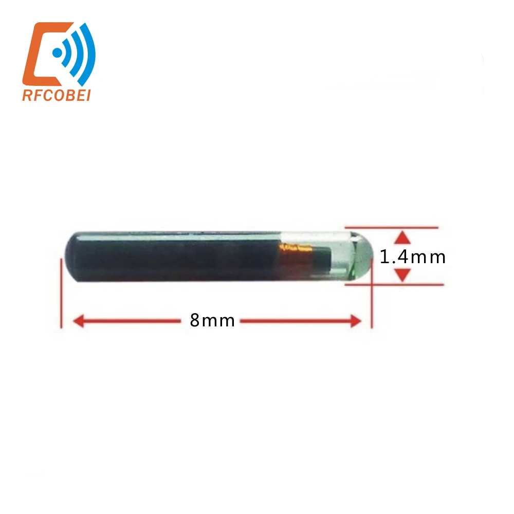 100pcs 8*1.4mm 134.2KHZ/125KHZ EM4305 Chip Mini Animal Microchip Pet Rfid Syringe for Dog Id Tracking 10pcs lot 134 2khz fdx b abs rfid animal tracking id racing pigeon ring animal rfid ring diameter 0 9mm