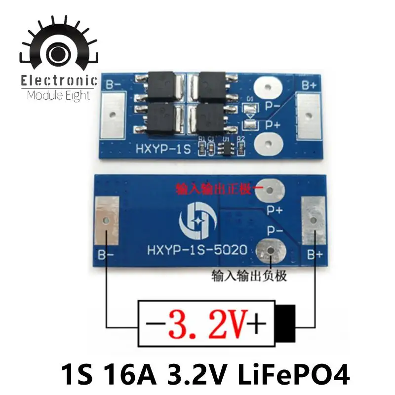 Bms 1s 12a 16a 24a 3,7 V lifepo4 Lithium batteries chutz platine 4,2 V Ladespannung/Kurzschluss/Überladung – Detail 3