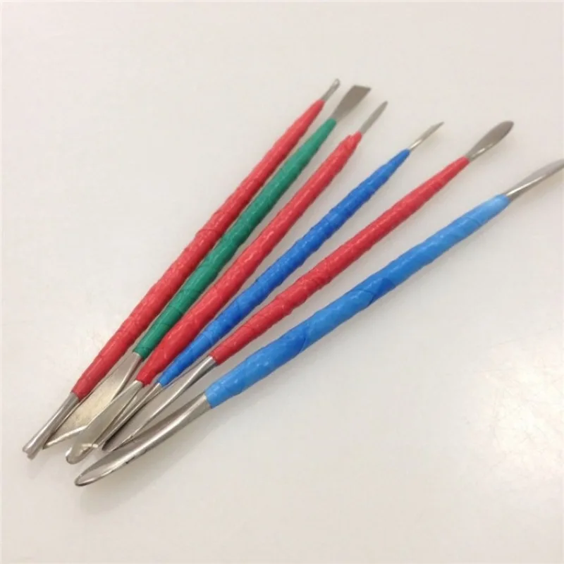 Pottery Tools Clay Tools 6pcs/set Cay Tools Pottery Sculpture Handmade Art DIY Stainless Steel Double Heads
