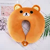 U-shaped Plush Pillow Cartoon Adult Children Neck Protection Pillow Driving Travel Students Lunch Break Nap Cushion 6
