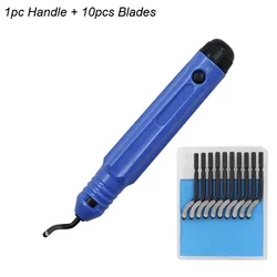 Precision Metal Deburring Tool Kit for Versatile Material Applications (Deburring Tool Kit B)