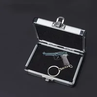 Alloy 1:4 92F Pistol Portable Toy Gun Model Detachable Keychain Fidget Toy for Boy Collection Adults Christmas Xmas Gift 2