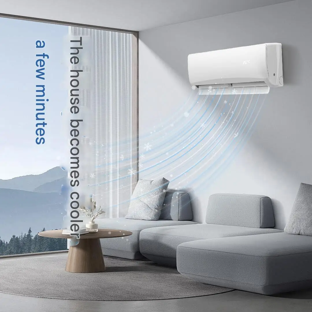 Quality Intelligent Home Use Smart On/Off Split Air Conditioners Wall-Mounted Air Conditioner Cooling and Heating AC Home Use 4 Quality Intelligent Home Use Smart On/Off Split Air Conditioners Wall-Mounted Air Conditioner Cooling and Heating AC Home Use 4