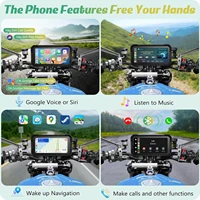 Jansite Motorcycle GPS 6.25 inch WiFi MOTO Navigation Waterproof Apple Carplay Display Screen Portable Motorcycle Android Auto - Image 3