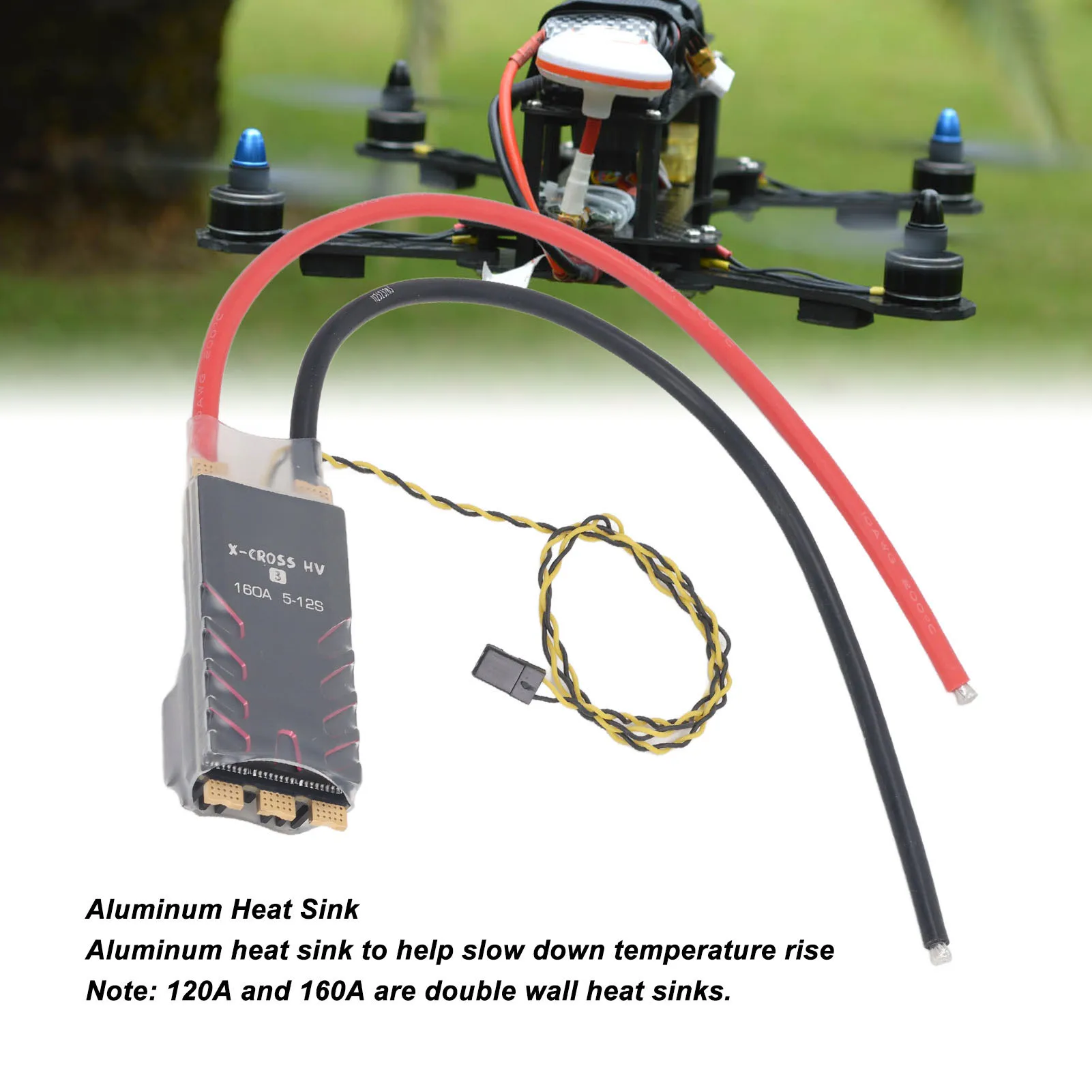 ESC Fırçasız 160A 5-12S HV3 ARM 32-bit FPV Drone için