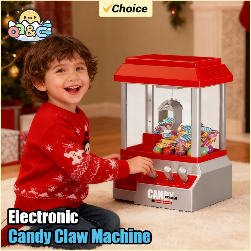 Electronic Arcade Claw Machine Toy for Kids with 24 Specie