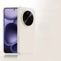 Soft Premium Liquid Silicone Protective Case with Flocked Interior for Oppo Find X8s (Antique White)