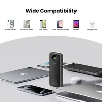 PISEN Power Bank certifiée 3C 10000mAh et 20000mAh, charge rapide 20W avec 4 câbles intégrés pour iPhone Samsung Xiaomi 5