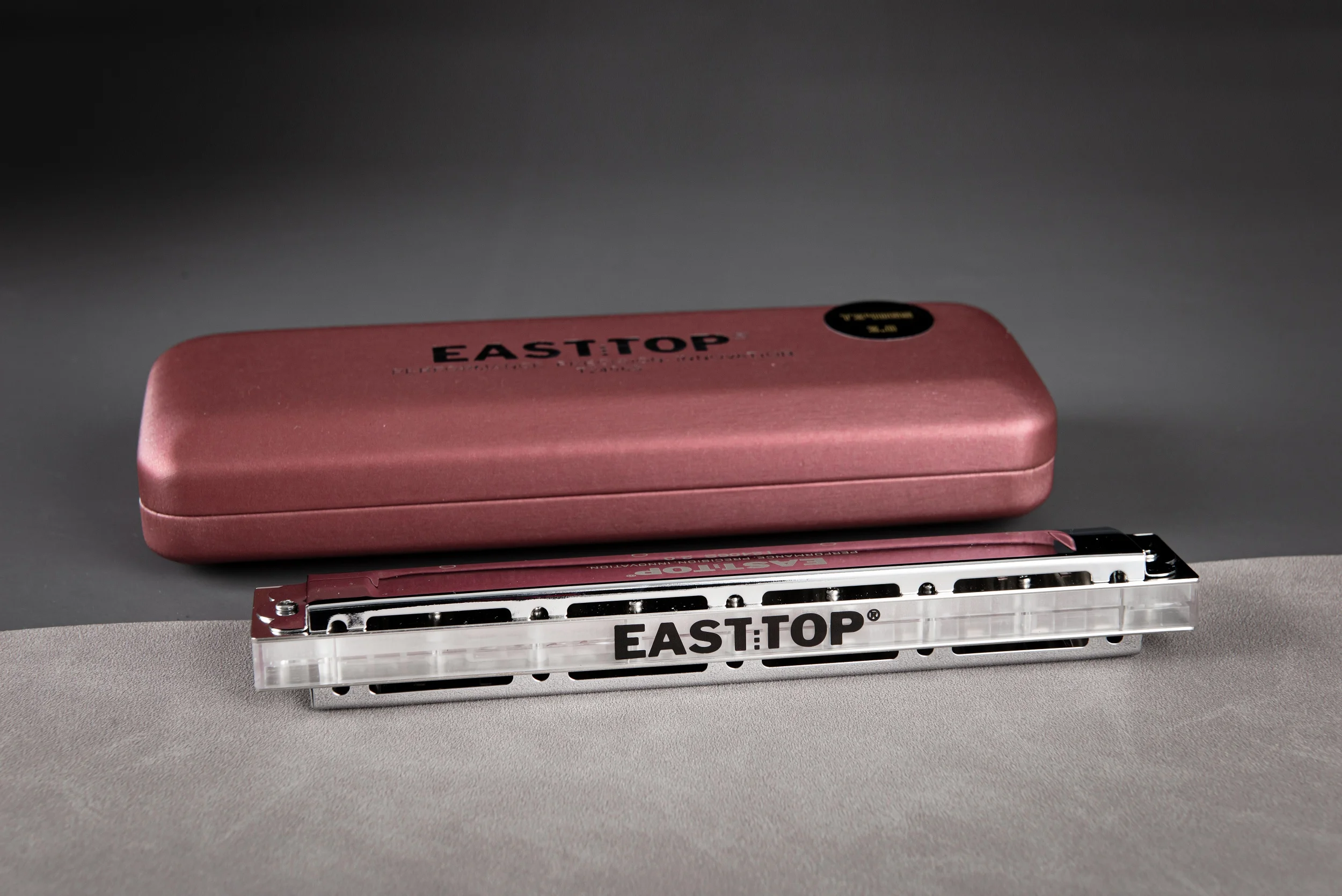 EASTTOP T2406S 2.0 24 Holes Tremolo Harmonica Key of C Professional Tremolo Mouth Organ For Adults Professionals and Students diatonic harmonica,chromatic harmonica