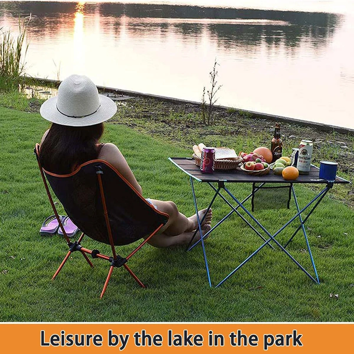 Chaise pliante ultralégère 2 pièces pour pêche, camping et voyage - Siège portable pour extérieur