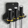 Barbell Holder Vertical Home Gym Bar Holder Gym Bar Holder Wall-Mounted Space-Saving Powder Coated Holder For Durability For 3