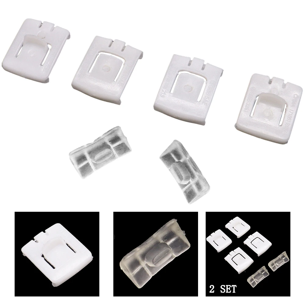 

6PCS Car Seat Fastener Rail Runner Clip Slider Guide Piece For Golf 1985-1999 For Passat 90-97 For Rabbit 80-84 191881213