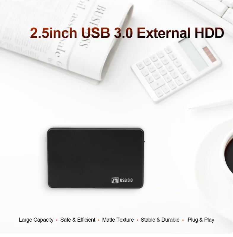 100pcs HDD 2.5 USB 3.0 외장형 하드 드라이브 USB3.0 스토리지 PC, 데스크탑, 노트북 호환