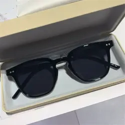 2024 Round Mens Sunglasses Women Classic Small Frame Brand Designer Black Green Driving Green Sun Glasses Female Lady Shades