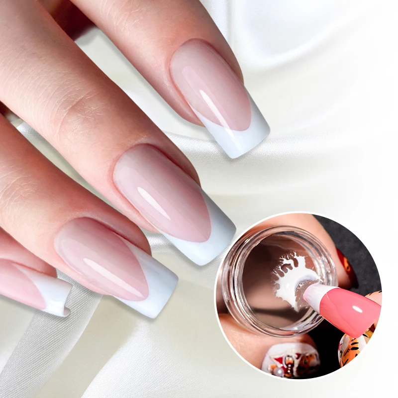 Silicone Transparent Nail Art Stamping Kit French For Manicure Plate Stamp Polish Stencil Template Seal Stamper Scraper 2