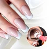 Silicone Transparent Nail Art Stamping Kit French For Manicure Plate Stamp Polish Stencil Template Seal Stamper Scraper 2