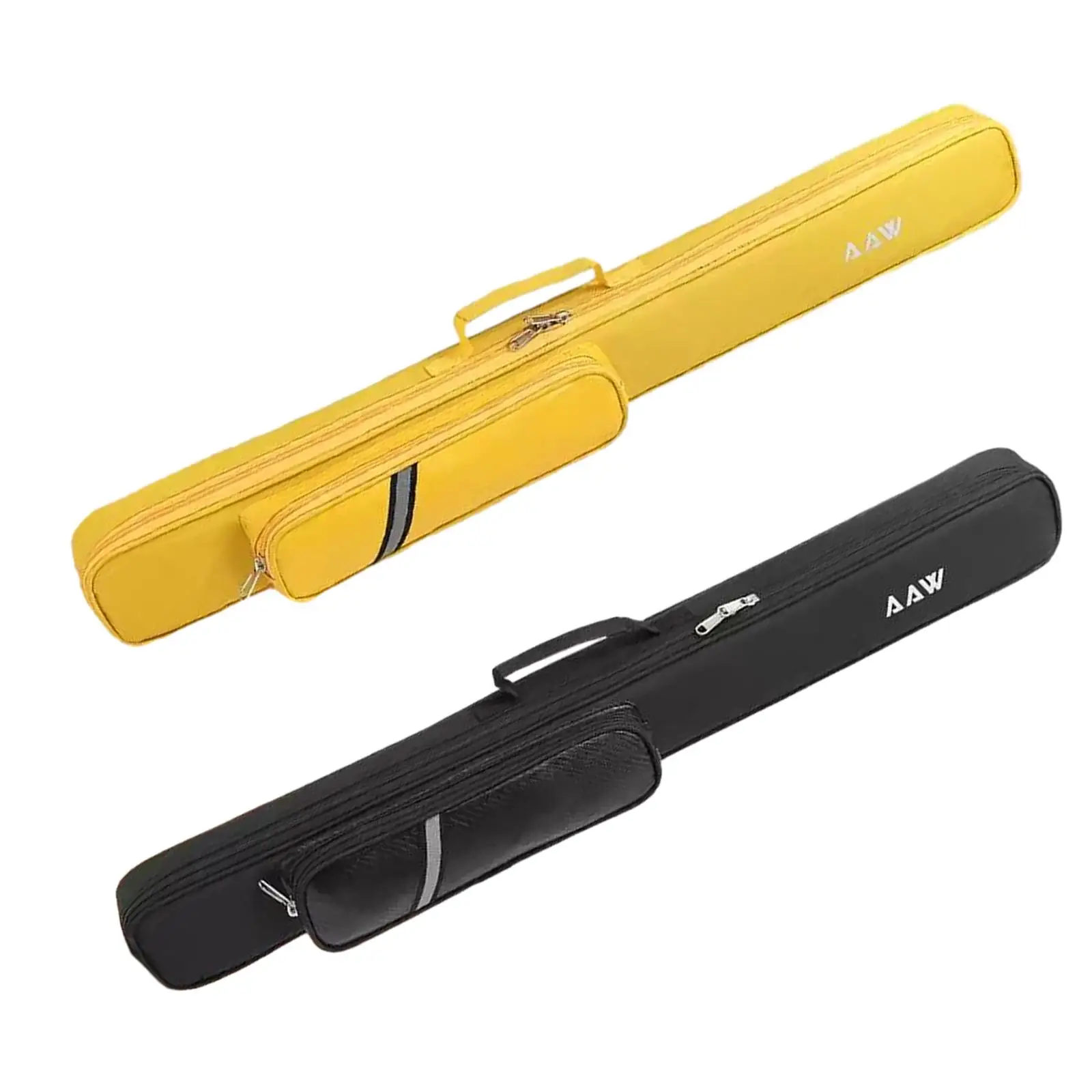

Billiard Pool Cue Stick Case with Adjustable Strap Zipper for 1/2 Snooker