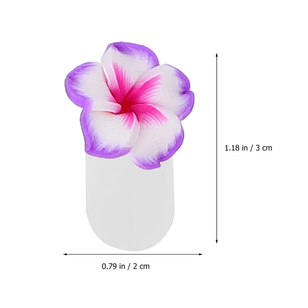 24 Pcs One Set Each of Purple Soft Clay No 32) Toe Separator for Pedicure Flower Separators Silica Gel Women's
