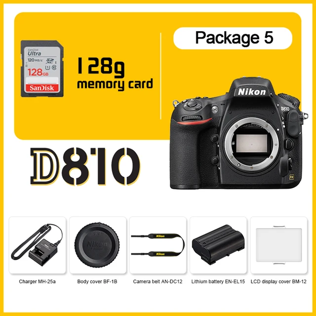 Nikon D810 Digital SLR Camera With 24-120mm Lens And Honduras